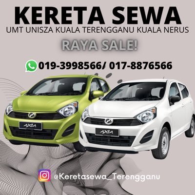 Kereta Sewa Terengganu On Twitter Tumpang Iklan Siapa Nak Sewa Kereta Boleh Roger Https T Co Fgwnxmjyfl Https T Co Zrkbqv89lj Kereta Sewa Kuala Nerus Kuala Terengganu Untk Hari Minggu Weekend Sila Book Awal Ye Nanti Lambat