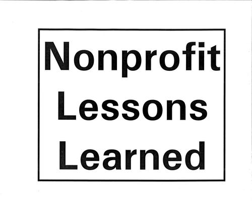 Gary Johnson-Pres Chicago History Museum, co-author with Russell Lewis of Nonprofit Management and Finance.