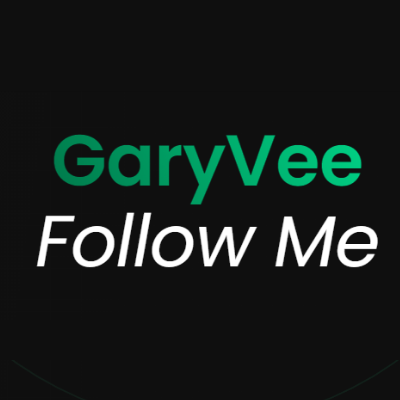 Pitch Yourself to Gary Vaynerchuck! Upload a short video telling him why he should follow you. Made by @goodpointdustin.