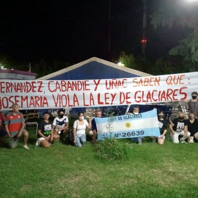 Asamblea de Vecinos de Jachal San Juan Argentina decididos a cuidar las fuentes de agua para proteger la vida.