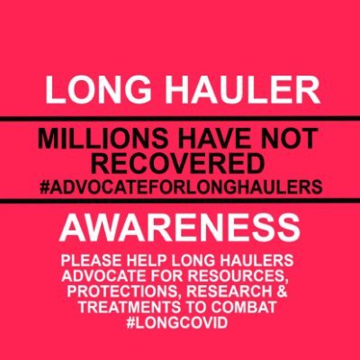 OR Longhaulers advocating for education, awareness, protections, legislation, research, quality treatment & prevention.