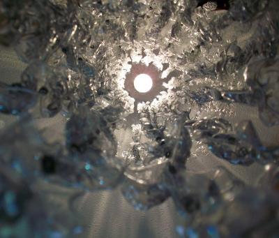 Reta and Vana Howell, recycle plastics and use the incorporation of Light, to create modern functional art.