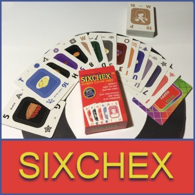 Cards For Diversity-Sixchex is a 72-card deck of colorful six-way playing cards for you and your family to enjoy while challenging your brain.