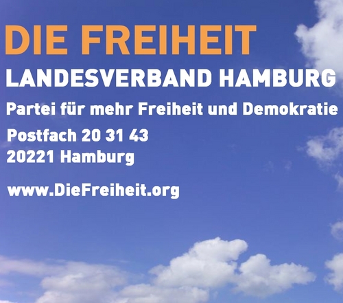 konservative Partei DIE FREIHEIT, Landesverband HH - für direkte Demokratie nach Schweizer Vorbild, gegen Eurowahnsinn, pro bundeseinheitliche Bildungspolitik,