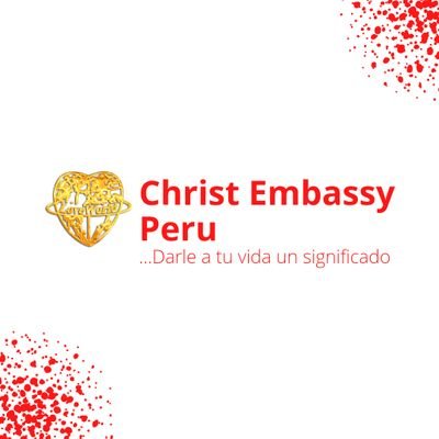 Welcome to #ChristEmbassy where we give your life a meaning. Bienvenidos a la embajada de cristo donde le damos a su vida un significado.