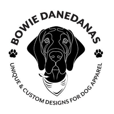 Bowiedanedanas custom and unique dog apparel