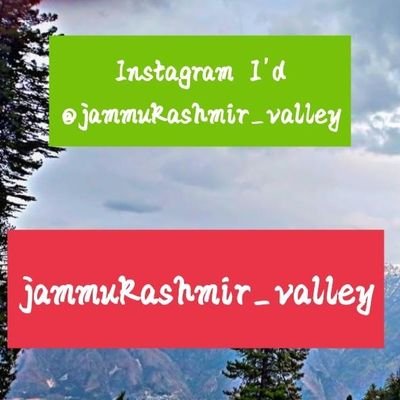 Follow us on instagram @jammukashmir_valley