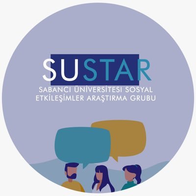 SUStarLab's profile picture. Sabancı Üniversitesi Sosyal Etkileşimler Araştırma Grubu @sabanci_university