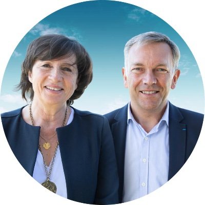 Jacques Houssin et Marie-Laurence Fauchille, élections départementales du 20 juin 2021, canton de Lambersart.