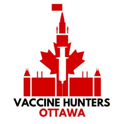 Helping eligible citizens of Ottawa find vaccines. Follow to join the community.
*Not affiliated with Vaccine Hunters Canada 
DM if you wish to volunteer