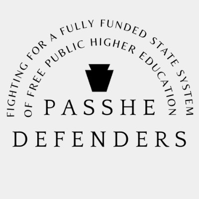 DefendersPasshe's profile picture. Fighting for a Fully Funded State System of Free Public Higher Education

Email: PASSHEDefenders@gmail.com