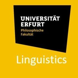 Seminar für #Sprachwissenschaft der Universität Erfurt @unierfurt.  #Linguistics Department at the University of Erfurt. Posts in English and German.