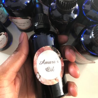 IG - Amaras_Oil 💕 Especially made for type 3b-4c hair. Our all natural ingredients can also be used to soften beards&stimulate growth. #curls #kinks & #coils