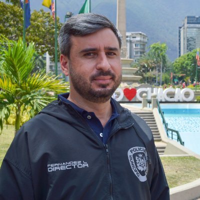 Comisario General 
Director de Seguridad Ciudadana 
Alcaldía de Chacao @chacao
Servidor Público 
#OrdenYSeguridad
#SeguridadCiudadana
#Chacao