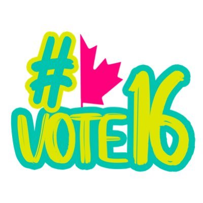 Une campagne nationale pour abaisser l'âge de voter 🗳️ au Canada 🇨🇦 - aux niveaux fédéral, provincial, territorial et local 🪧. 
In English: @Vote16Canada