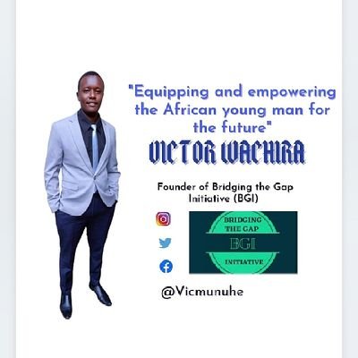 BA Community Development.
An online content creator,a life coach 👣 & Researcher 📚.
Founder of BRIDGING THE GAP INITIATIVE.
IG/FB @vicmunuhe