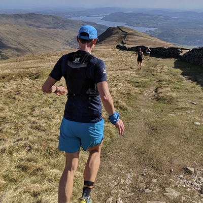 Love long distance running in the Lake District.