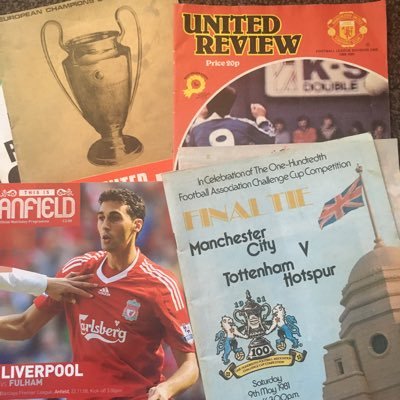 Football programmes… Premier League, Football League, FA Cup, League Cup, European and friendly matches. EBay: NiftyProgrammesEPL & NiftyProgrammesEFL