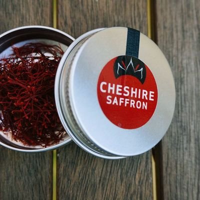 Multi award winning Cheshire grown saffron (2 star great taste)(CheshireLife producer of the yr) by Pete and Doug. #spice #food #Cheshire #saffron