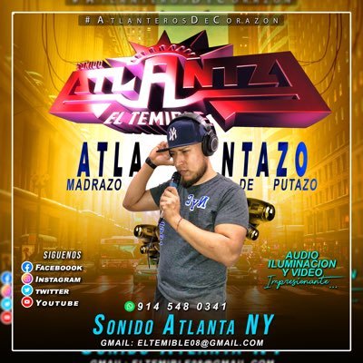 Soy sonidero/dj. Manden un msg o llamen al (914)548-0341 para amenisar tu evento publico o privado. Estamos asus ordenes del dia #AtlanterosDeCorazon