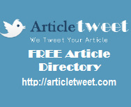 articletweet1's profile picture. FREE Articles Directory
We Tweet Your Article