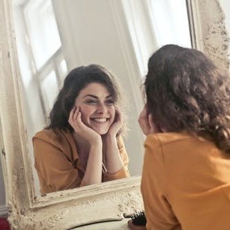 Look into mirror and smiled lite and decide what you are and vision.