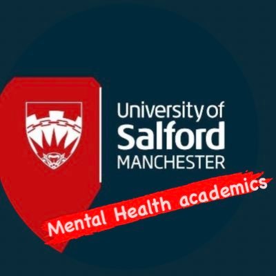 University of Salford #MentalHealthNursing Academic Team @UoS_HealthSoc | Sharing news from staff & students BSc (Hons) & MA MH Nursing #WeMHNs #MHnursingFuture