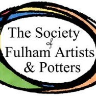 The Society of Fulham Artists founded in 1952, not-for-profit organisation to promote local artists & potters.  Exhibitions twice a year at Fulham Library.
