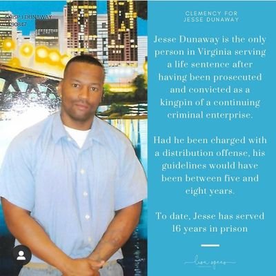 Only person in Virginia serving a mandatory minimum LIFE SENTENCE for a nonviolent drug charge