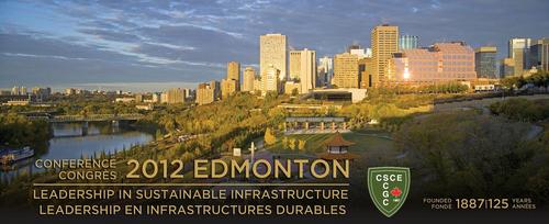 The 125th Anniversary of the Canadian Society of Civil Engineering is scheduled to be held here in Edmonton, Alberta, Canada from June 6-9, 2012.