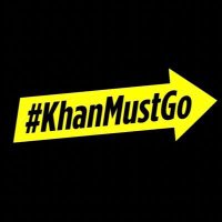 #KhanMustGo 👉 (@khanmustgo) 's Twitter Profile Photo #KhanMustGo 👉 (@khanmustgo) 's Twitter Profile Photo