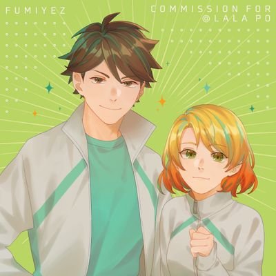 pfp commissioned to fumiyez // multifandom // proshipper // when i get stress, it's either i draw or don't draw