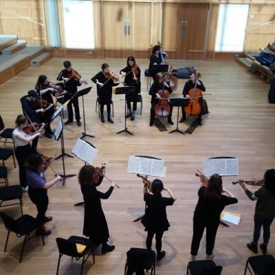 UKC Sinfonia, the Strings Ensemble from the University of Kent.