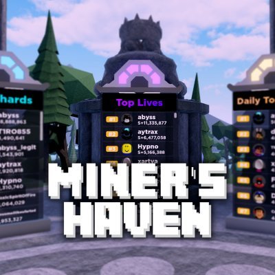 Miner S Haven Havenrblx Twitter - codes for miners haven roblox