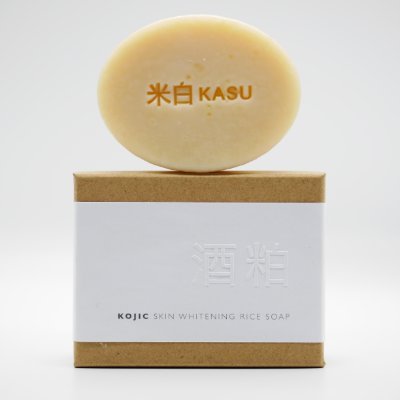 Kojic Whitening Soaps made with fermented Sake Lees in the UK