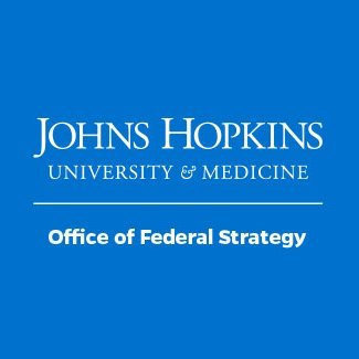 Johns Hopkins University & Medicine Office of Federal Strategy. Amplifying the amazing discoveries, care, and research at Hopkins. RTs≠endorsement. #GoHop