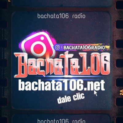 Bachata y mas 
las 24 horas #bachata #balada #merengue #salsa y mas 
Bachata 106 Radio
