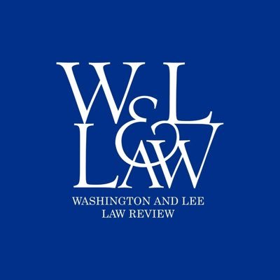 Official Twitter of the Washington and Lee Law Review.