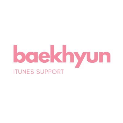 Support account for Baekhyun on iTunes