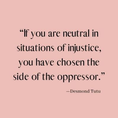 Social justice advocate | Voice for the voiceless | Practicing lifting my unconscious biases and identifying my privilege |