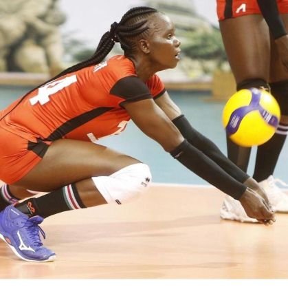 Kenya Women's Volleyball Team (Malkia Strikers) Captain
