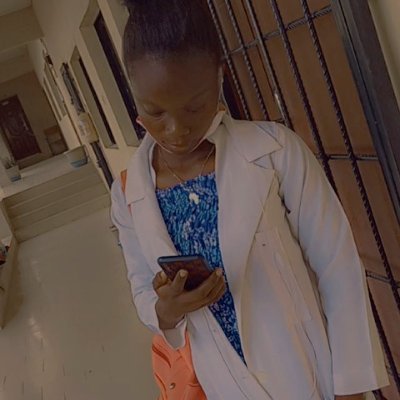 Jovial,  Kind and God fearing😍🙏
A lady with ambition..  And DM ur health is my concern 100% 
Undergraduate In Community Medicine Department.. 😍