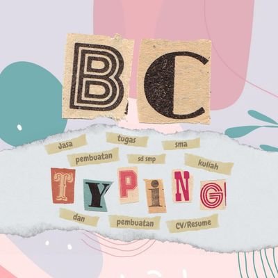BC_Typing's profile picture. Trusted & high quality educational services (segala tugas SD-kuliah & pembuatan CV). Contact us for more information via WA or dm. ig: bc_typing