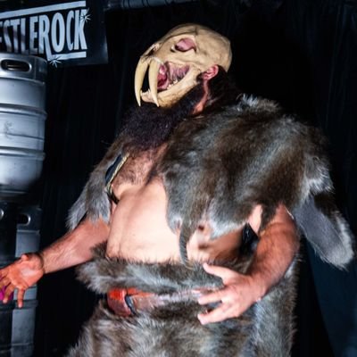 Pro wrestling heavyweight  caveman.
For bookings contact wrestlingcaveman@gmail.com