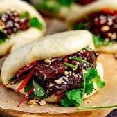 international sandwiches and fare from Churasco, pork belly, Bao bun koftas, trio of dips and much more. come and seat on our patio or have your food delivered