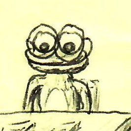 Two frogs every weekend. My grandma collected the frogs I drew over the past years, so I'll release 2 every week for the next 2 years – @_lukasstratmann