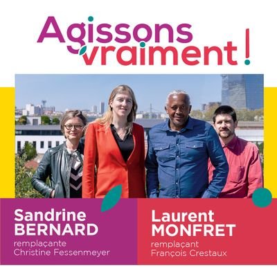 Compte des candidats Sandrine Bernard et Laurent Monfret pour les départementales du 20 juin et 27 juin 2021, canton d'Ivry sur Seine