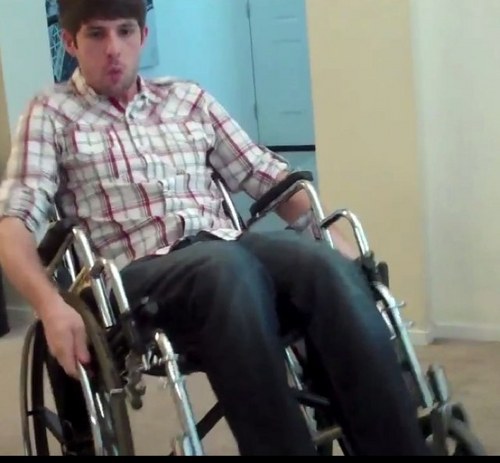 _wheelchair_'s profile picture. I'm Wheelchair, one of Smosh's best friends. UNLIKE BARBER SHOP POLE!!!