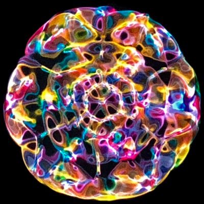 Mad scientist/ gatekeeper of the higher dimensional structures of light/ the magician of chaos 👁⚛️👁