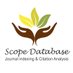Scope Database (@scopedatabase) Twitter profile photo Scope Database (@scopedatabase) Twitter profile photo